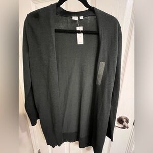 GAP NWT long cardigan sweater, dark green